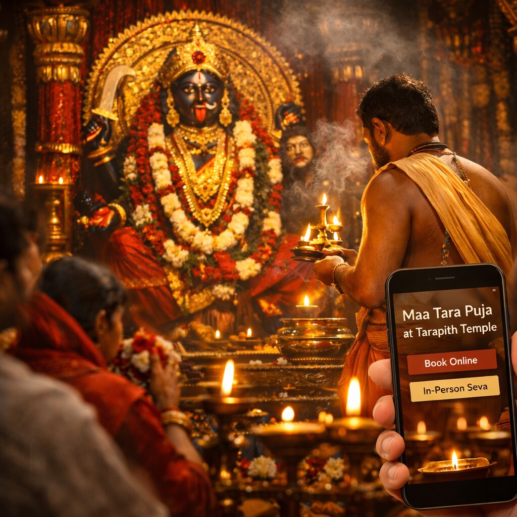 Maa Tara Puja at Tarapith Temple – Book for Your Chosen Date (Online / In-Person Seva)